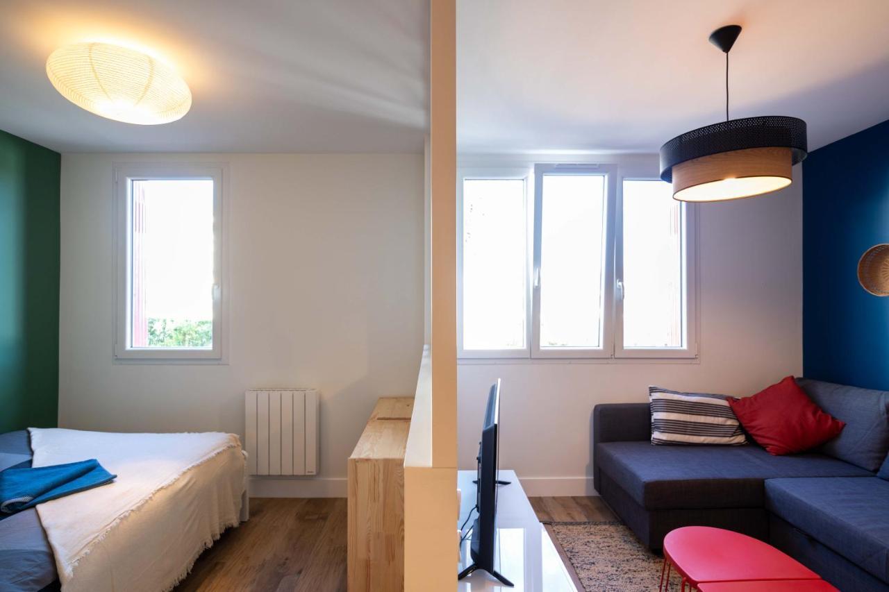 Goxoa - Appartement Au Calme, Centre Ville, Parking - Wifi Hendaye Eksteriør bilde